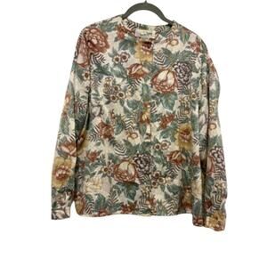 Diane von Furstenberg vintage top size 16 floral